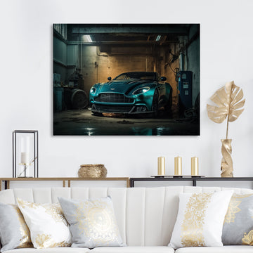 Aston Exotic Car Photography - Cars Race Exotic Canvas Wall Art